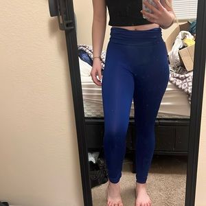 Blue leggings! size small!